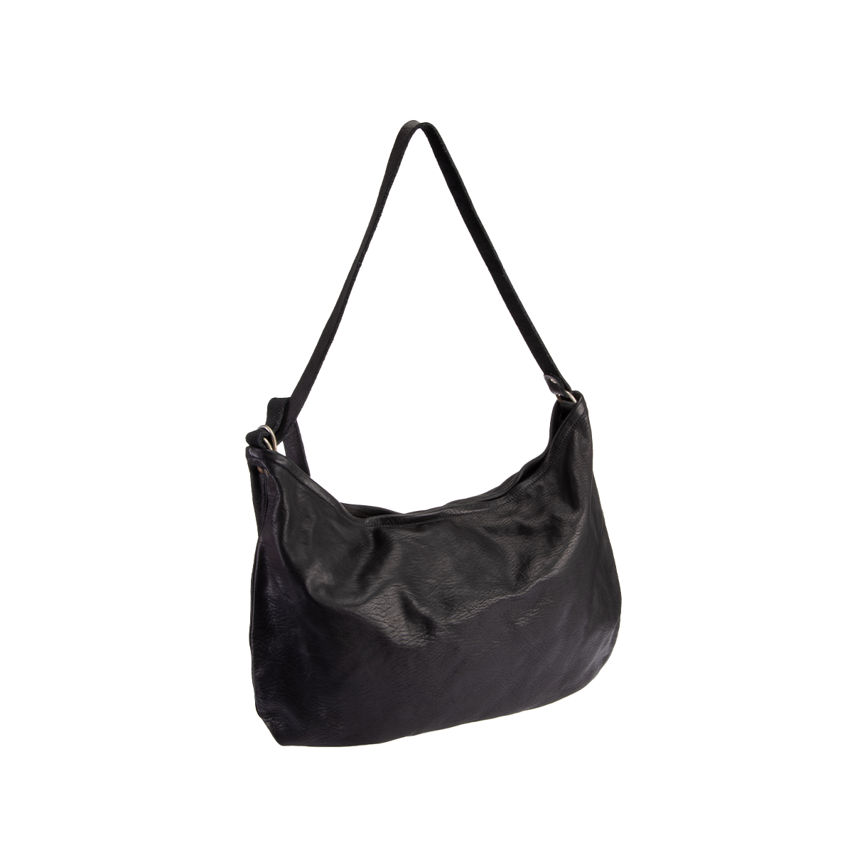 구이디 라지 크로스 바디 백 블랙 - 26SS(Guidi Large Cross Body Bag Black - 26SS) - 2