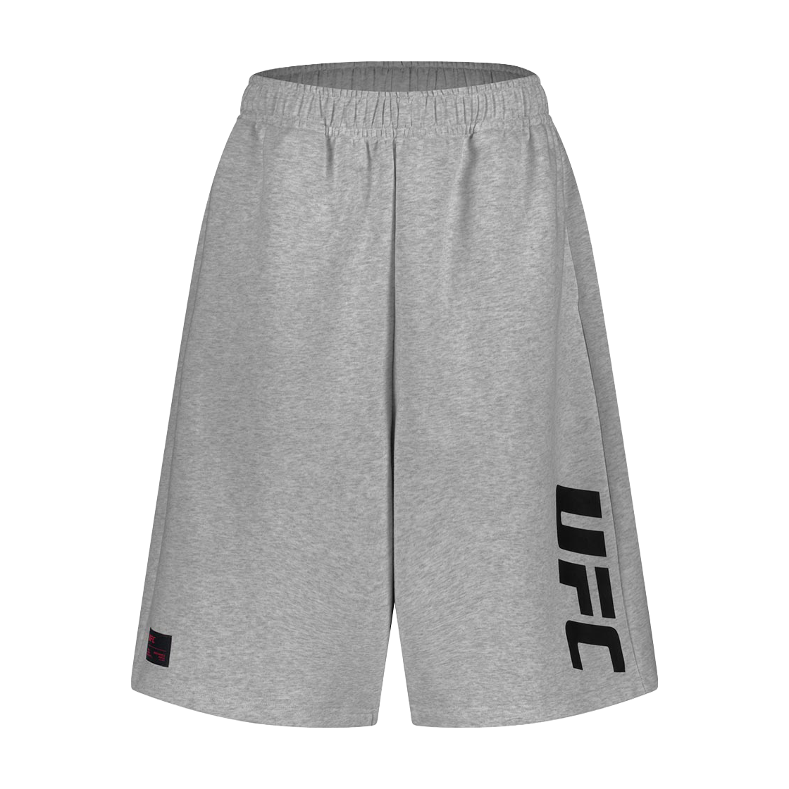 유에프씨 스포츠 빅로고 버뮤다 쇼츠 멜란지그레이 U2SPW2322MG(UFC SPORT Big Logo Bermuda Short Pants Melange Grey) - 2