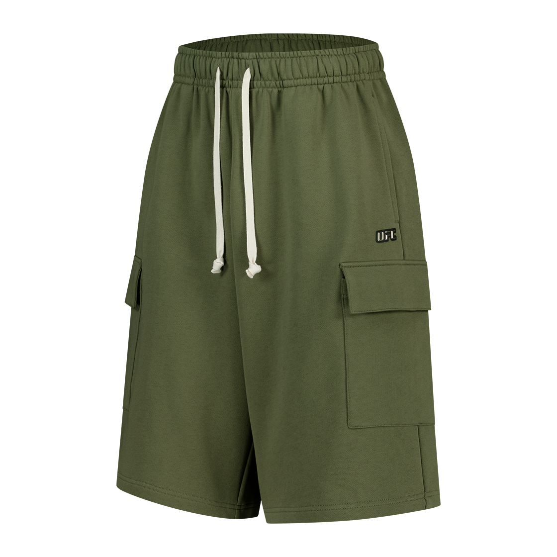 U2SPV3303KH UFC SPORT Gym-Wear Cargo Bermuda Shorts Khaki