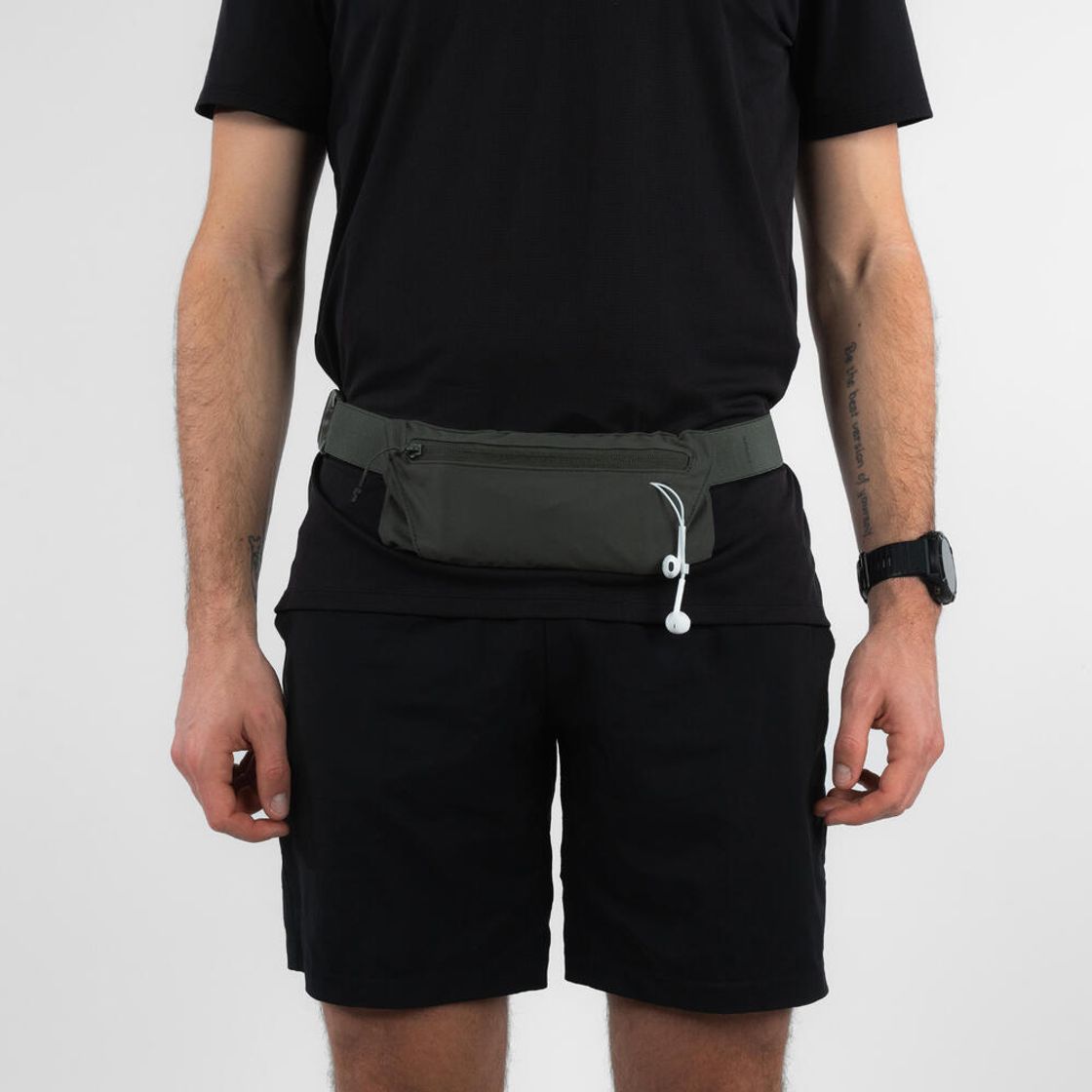 데카트론 러닝 스마트폰 벨트 베이직 2 어반 그린(DECATHLON Running Smartphone Belt Basic 2 Urban Green) - 4