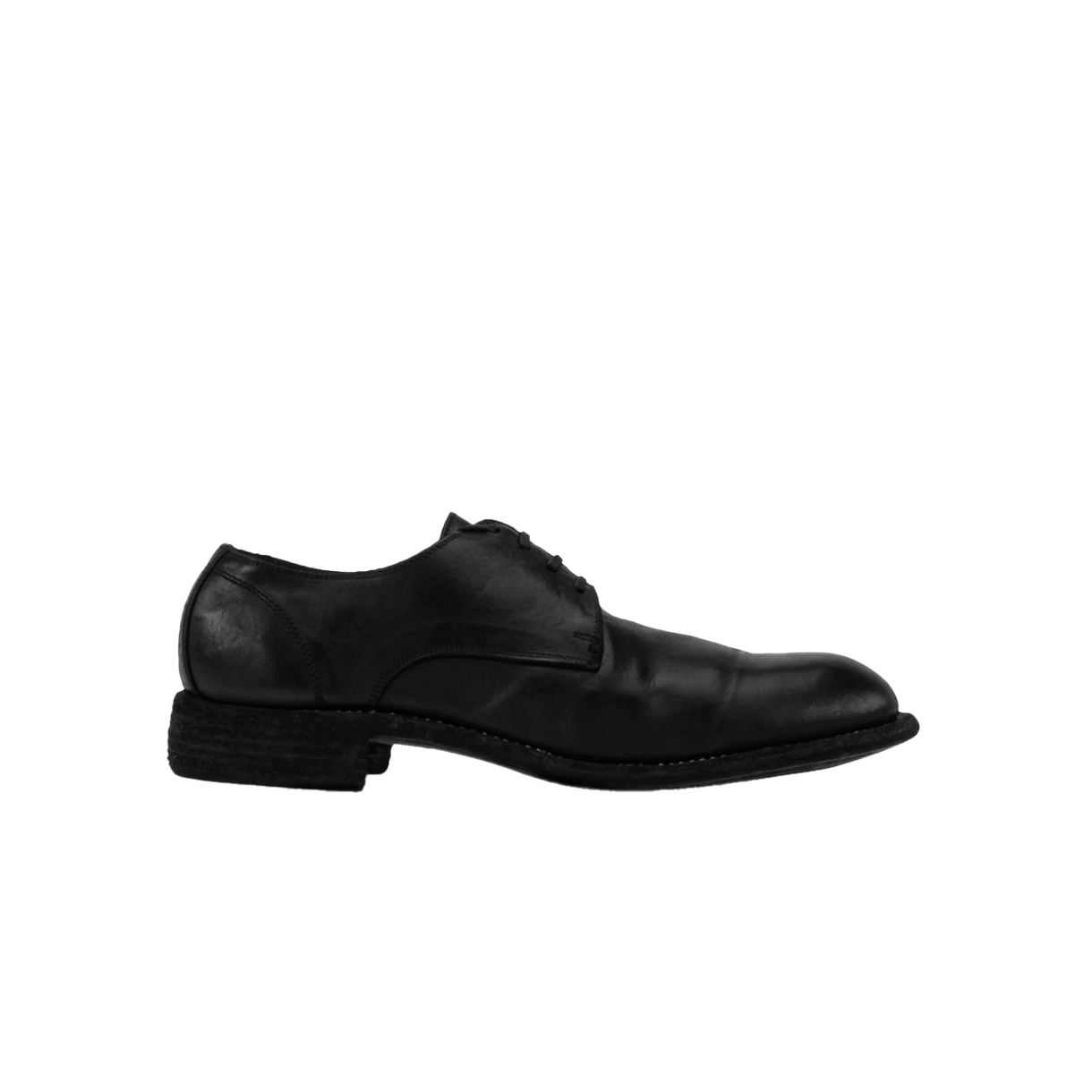 구이디 클래식 더비 솔 레더 블랙 - 26SS(Guidi Classic Derby Sole Leather Black - 26SS)