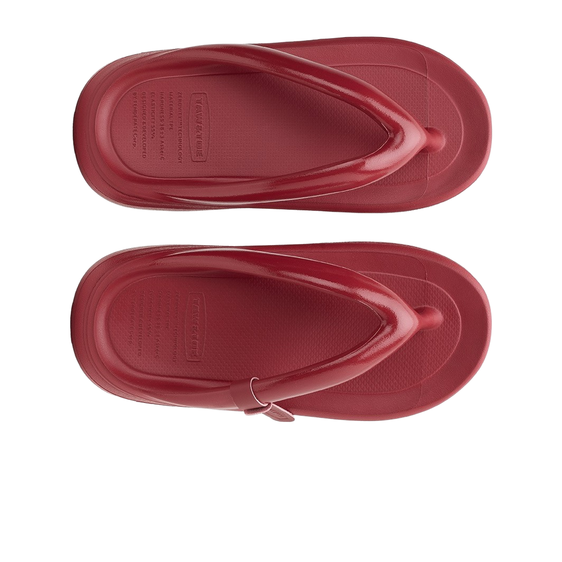 (W) 토앤토 플랫 글로시 레드((W) Taw&Toe Flat Glossy Red) - 2