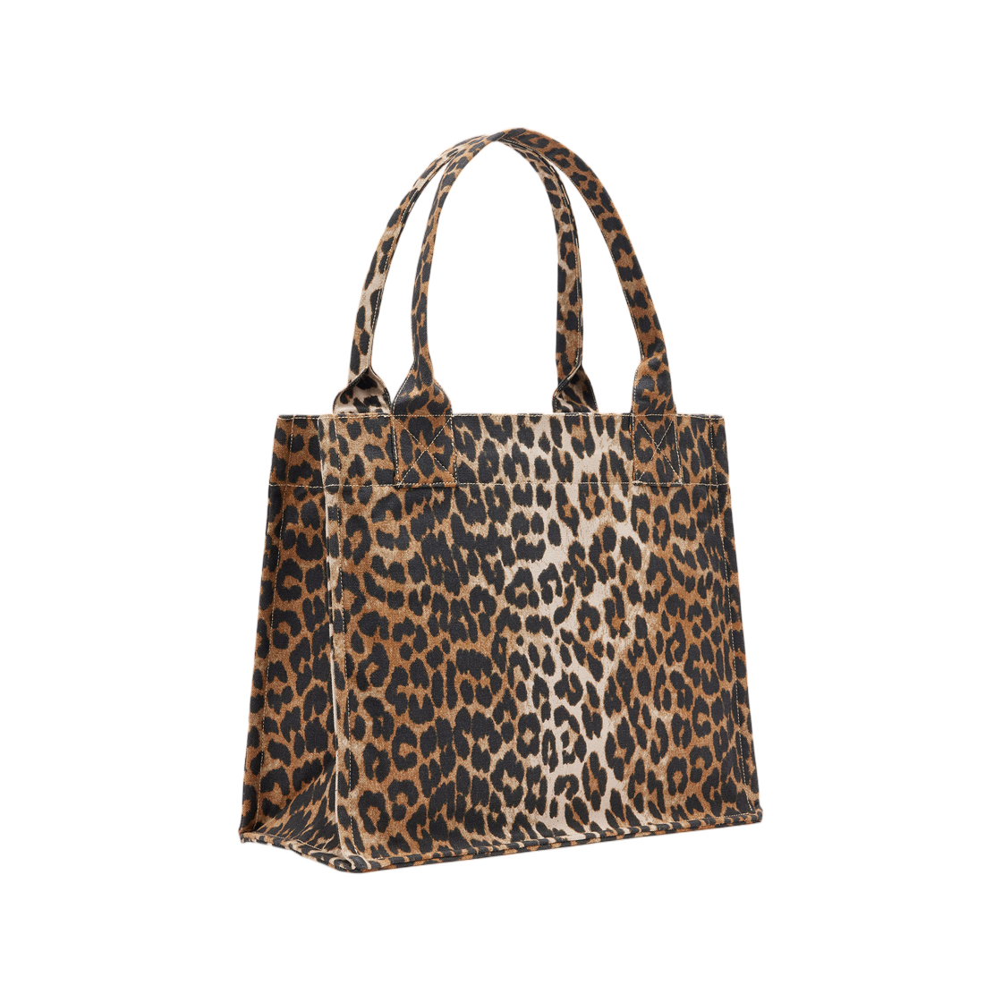 가니 레오파드 라지 캔버스 토트백 레오파드(Ganni Leopard Large Canvas Tote Bag Leopard) - 2