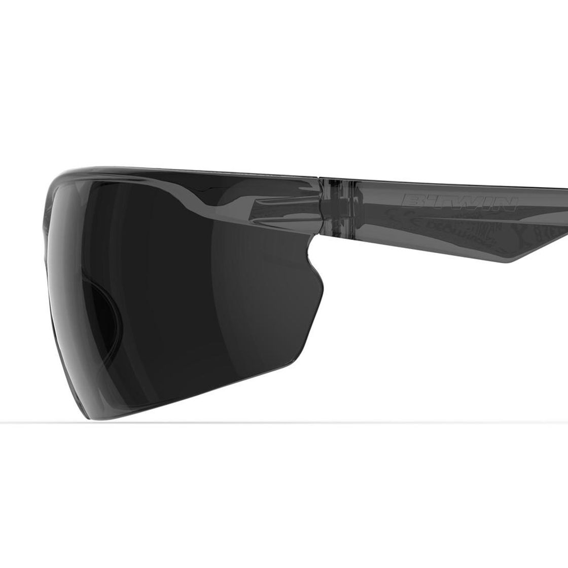 데카트론 성인 스포츠 선글라스 카테고리3 ST100 스모크 블랙(DECATHLON Adult Sports Sunglasses Category 3 ST100 Smoked Black) - 3