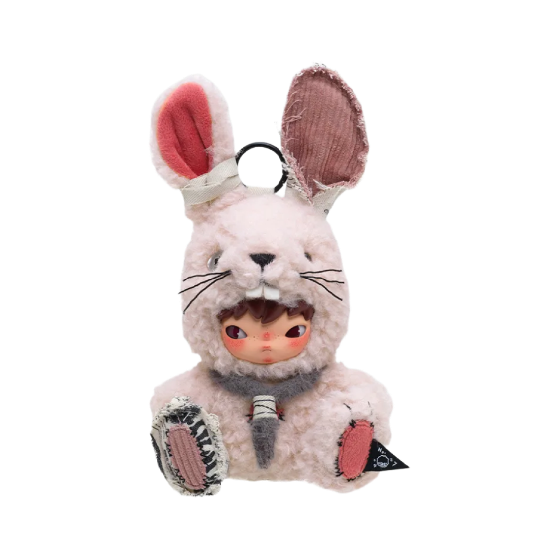 팝마트 히로노 산토끼 인형 키링 - 레귤러 버전(Pop Mart Hirono Little Hare Plush Doll Pendant - Regular Ver) - 1