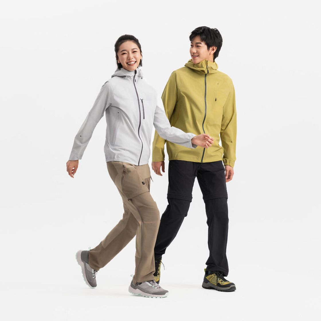 데카트론 여성 울트라라이트 등산 방수 재킷 MH500 루나 그레이(DECATHLON Women's Ultralight Hiking Waterproof Jacket MH500 Lunar Grey) - 9