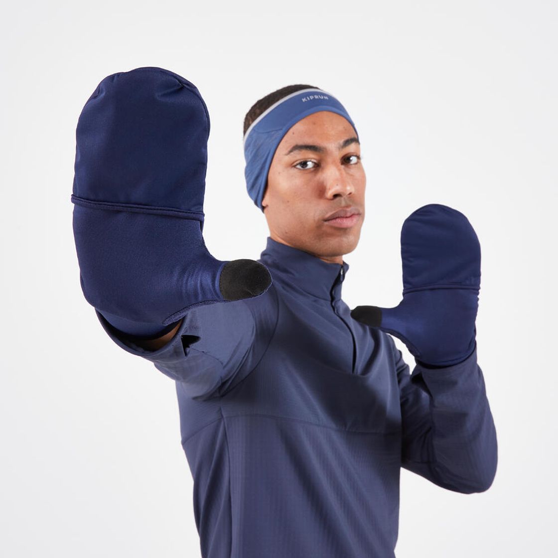 데카트론 러닝 장갑 에볼루티브 V2 스틸 블루(DECATHLON Running Gloves Evolutive V2 Steel Blue) - 9