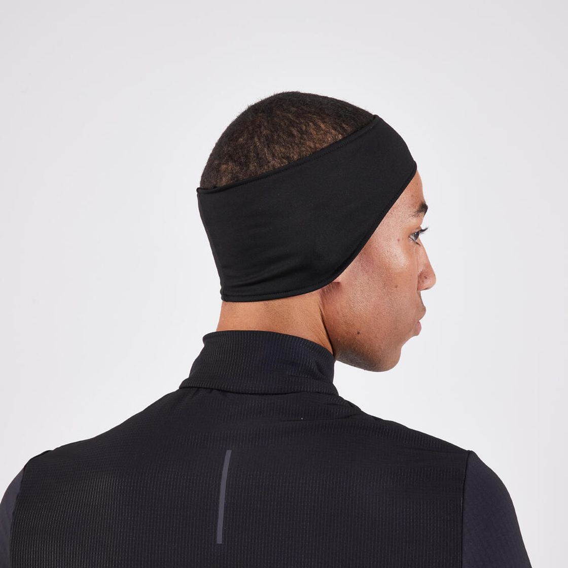 데카트론 러닝 보온 헤드밴드 런 웜 스모크 블랙(DECATHLON Running Warm Headband Run Warm Smoked Black) - 4