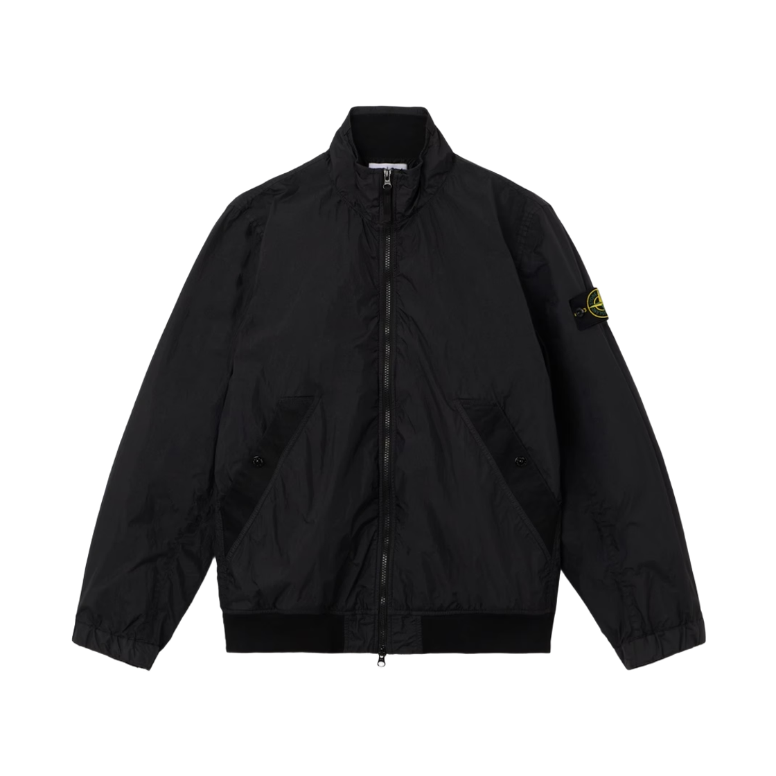 스톤 아일랜드 4100111 가먼트 다이드 크링클 랩스 나일론 블루종 블랙 - 26SS