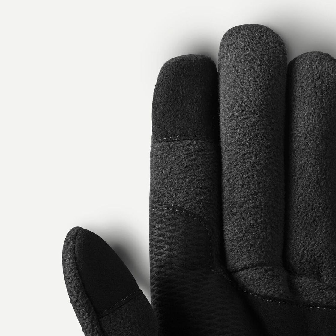 데카트론 성인 백패킹 플리스 장갑 MT500 그라파이트 블랙(DECATHLON Adult Backpacking Fleece Gloves MT500 Graphite Black) - 4
