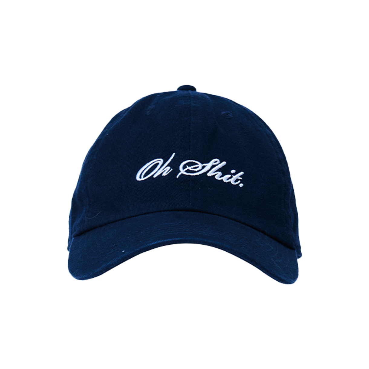 마크공 우먼 오 쉿 베이스볼 캡 네이비 블루 - 26SS(Markgong Women Oh Shit Baseball Cap Navy Blue - 26SS)