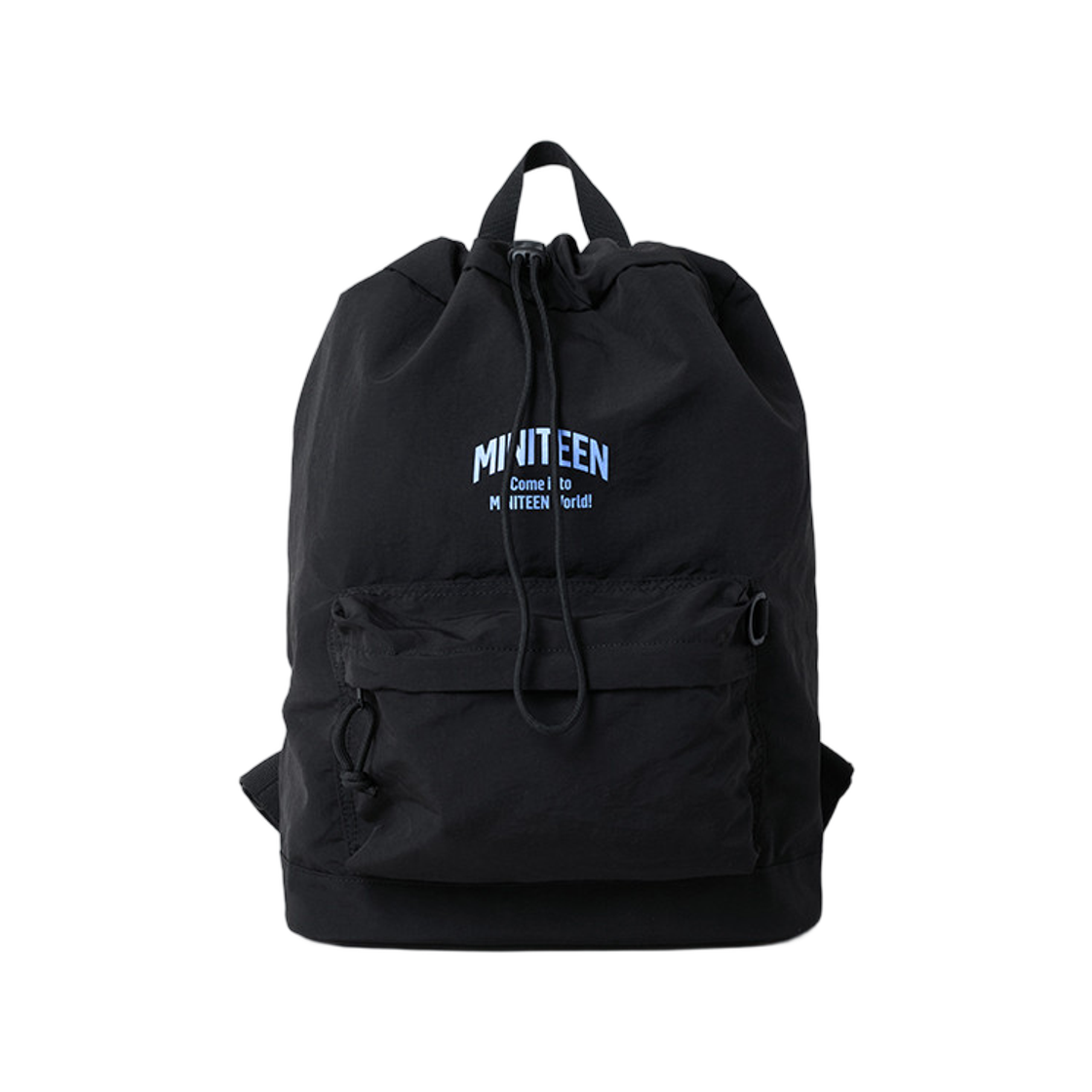 스파오 x 미니틴 라이트웨이트 백팩 블랙(Spao x Miniteen Lightweight Backpack Black)