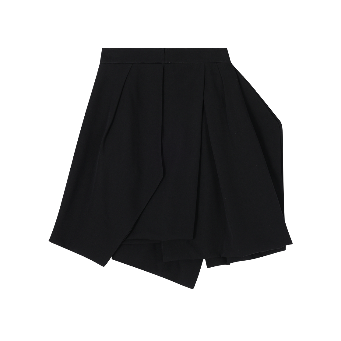 (W) 송지오 컬렉션 스컬프트 레이어드 스커트 블랙((W) SONGZIO COLLECTION Sculpted Layered Skirt Black) - 2