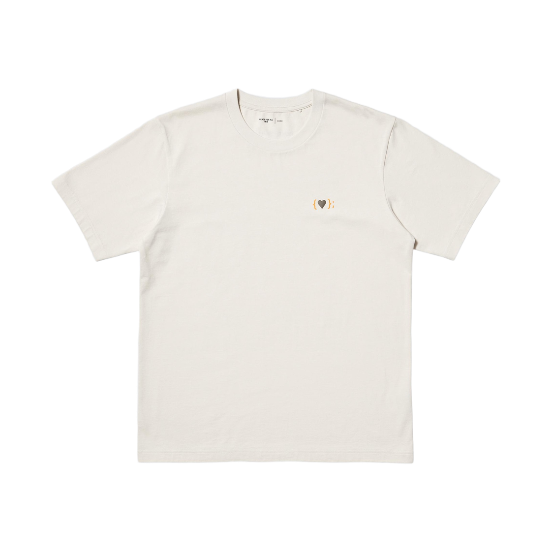 480814-30 Uniqlo x Akamai Technologies Peace For All Graphic T-Shirt Natural
