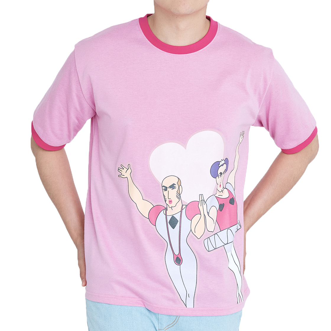 댄꼼마 X 짱구 중성마녀 야광 반팔 티셔츠(DANCOMMA x Crayon Shin-chan Unisex Witch Glow-in-the-Dark Tee) - 4