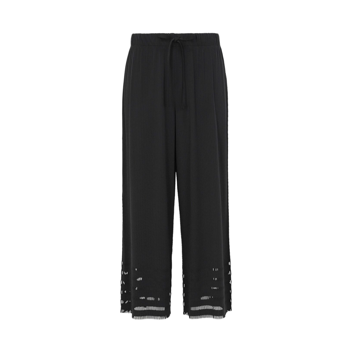 PP53-LF913-15 (W) Pleats Please Issey Miyake A-Poc Basics Pants Black