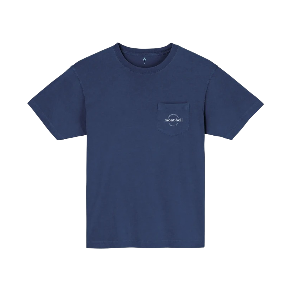 2104796 Montbell Washed Out Cotton T-Shirt Navy