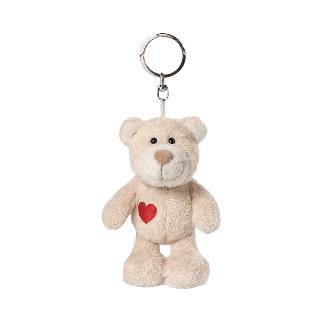 니키 러브 베어 크림 키링 10cm([KREAM 단독] NICI Love bear cream 10cm bb) - 1