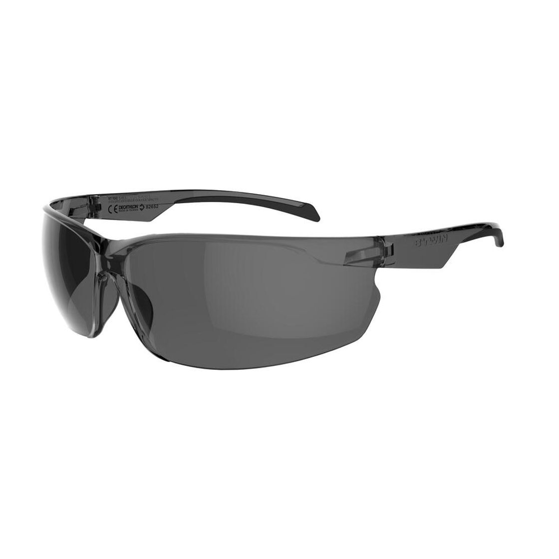데카트론 성인 스포츠 선글라스 카테고리3 ST100 스모크 블랙(DECATHLON Adult Sports Sunglasses Category 3 ST100 Smoked Black) - 9