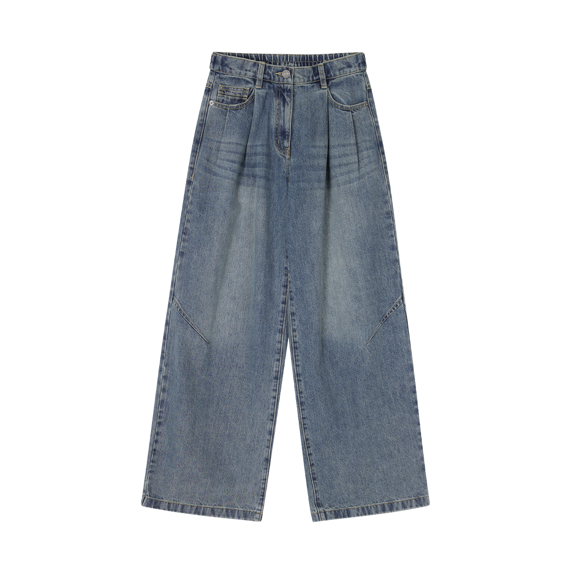 WI2PT247BL (W) SONGZIO Dart Flare Denim Blue