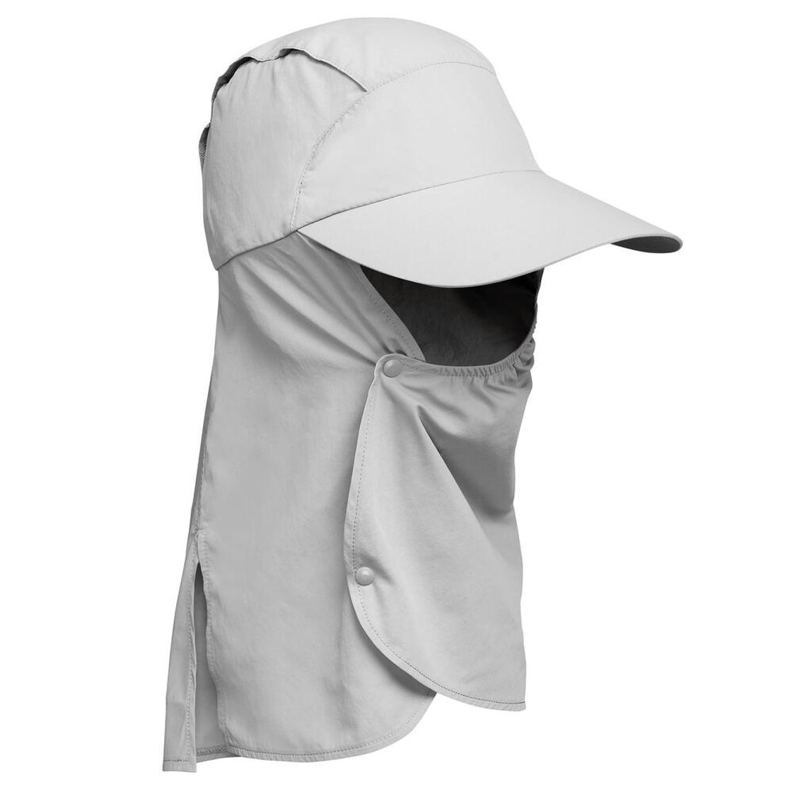 데카트론 백패킹 플랩캡 모자 데저트 500 코멧 그레이(DECATHLON Backpacking Flap Cap Desert 500 Comet Grey) - 2