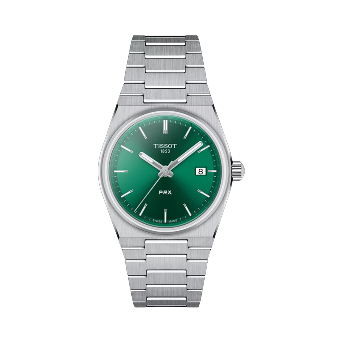 T1372101108100 [15% 쿠폰] Tissot PRX Quartz 35mm Stainless Steel Green