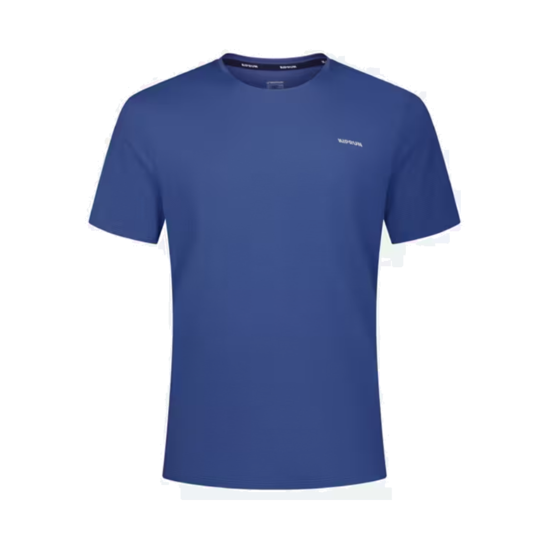 8979826 DECATHLON Men's Running UV Protection Short-Sleeved T-Shirt Run Dry 500 Abyss Blue