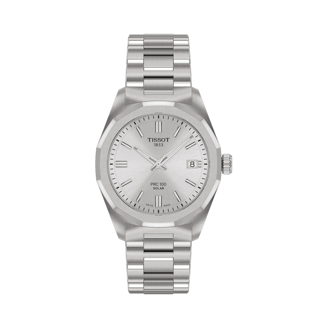 T151.822.11.031.00 [25% 쿠폰] Tissot PRC 100 Solar Quartz 34mm Stainless Steel Silver