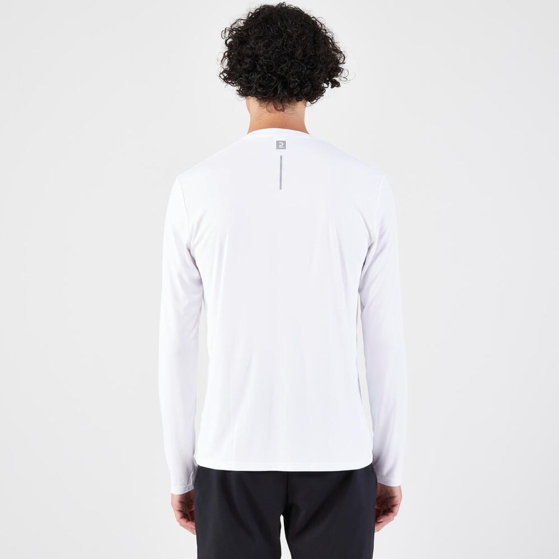 데카트론 남성 러닝 긴팔 티 런 드라이 100 울트라 화이트(DECATHLON Men's Running Long-Sleeved T-Shirt Run Dry 100 Ultra White) - 2
