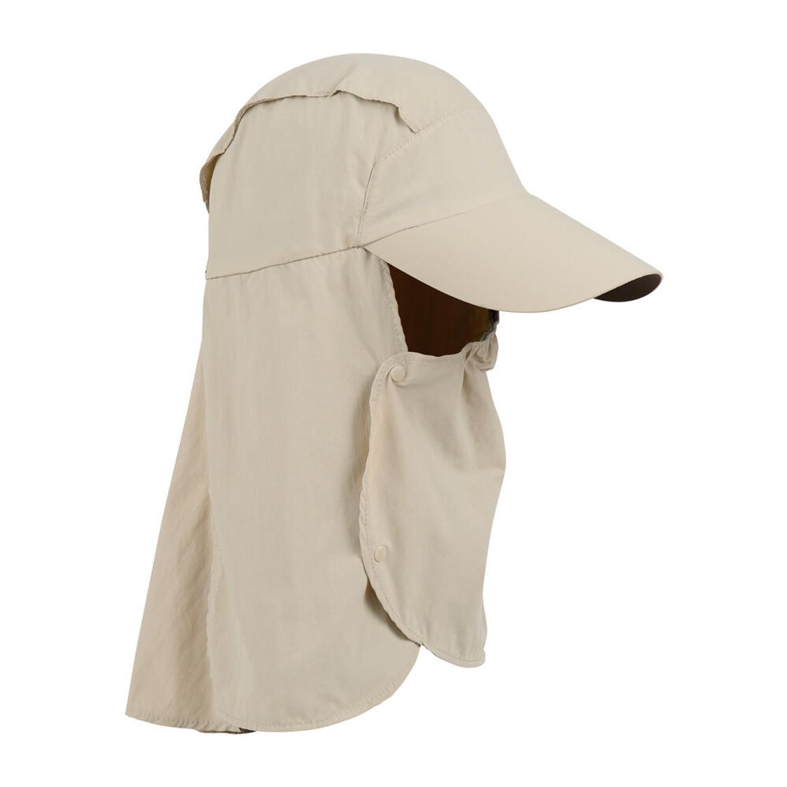 데카트론 백패킹 플랩캡 모자 데저트 500 루나 베이지(DECATHLON Backpacking Flap Cap Desert 500 Lunar Beige) - 3