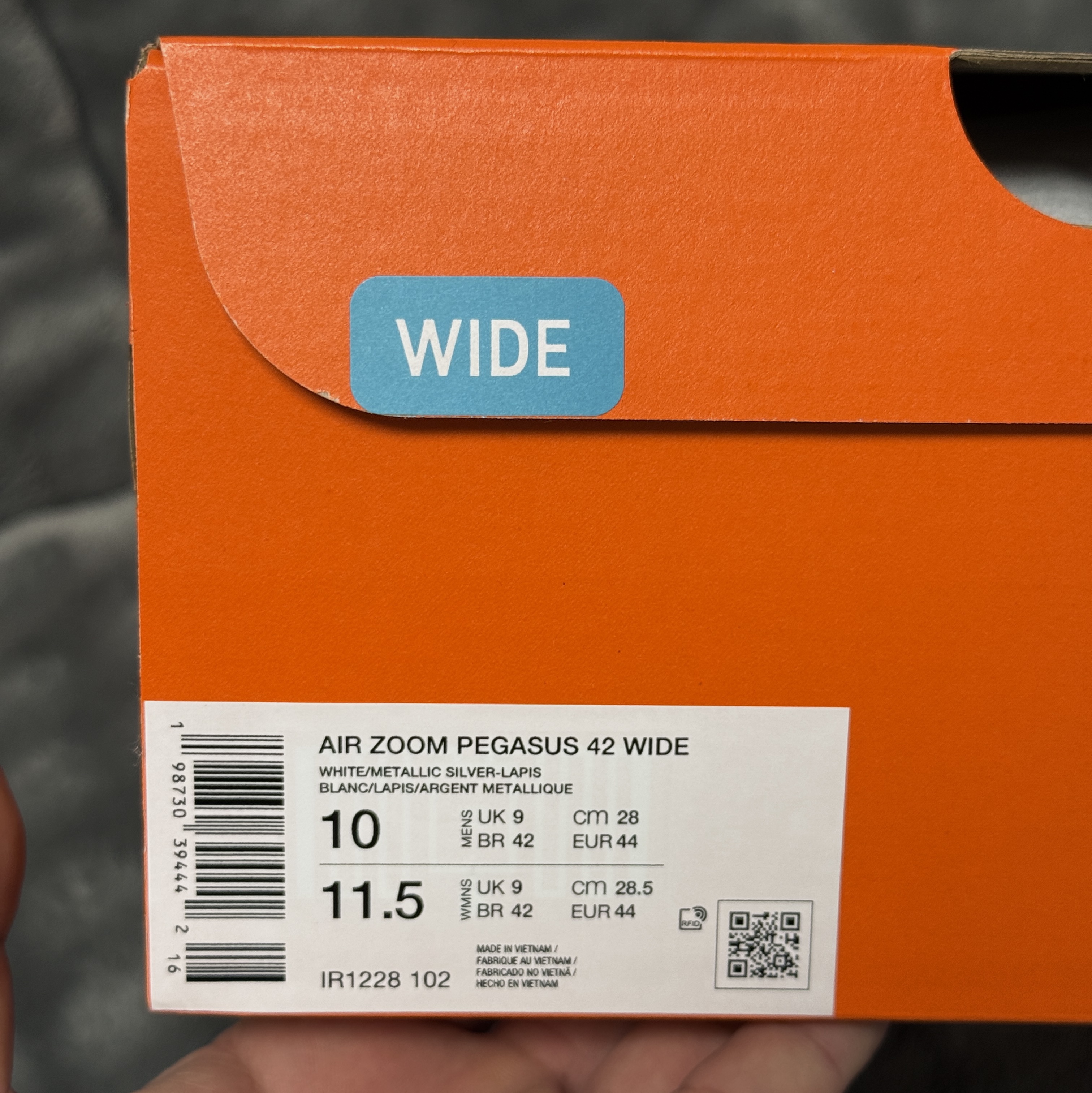 Nike Air Zoom Pegasus 42 White Lapis 착용 스타일 - 4