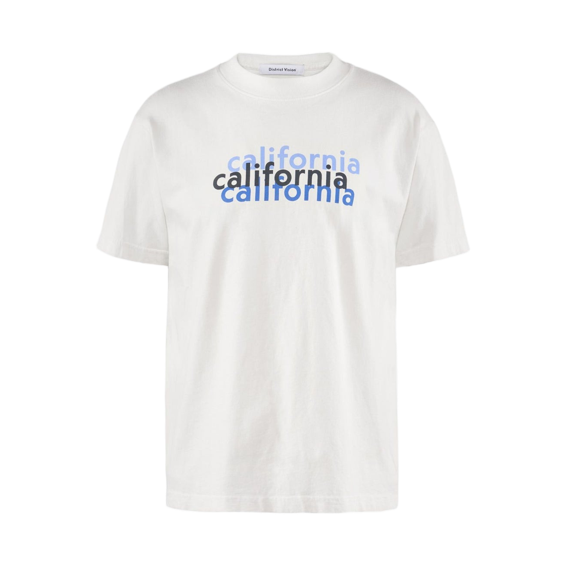 디스트릭트 비전 캘리포니아 코튼 티셔츠 화이트(District Vision California Cotton T-Shirt White) - 1