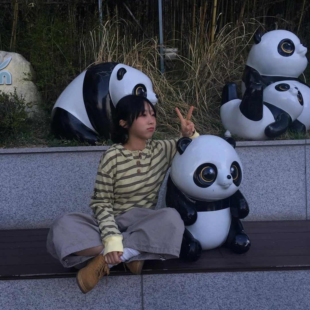 MAINBOOTH Cookie Stripe Hood T-shirt YELLOW 착용 스타일 - 8