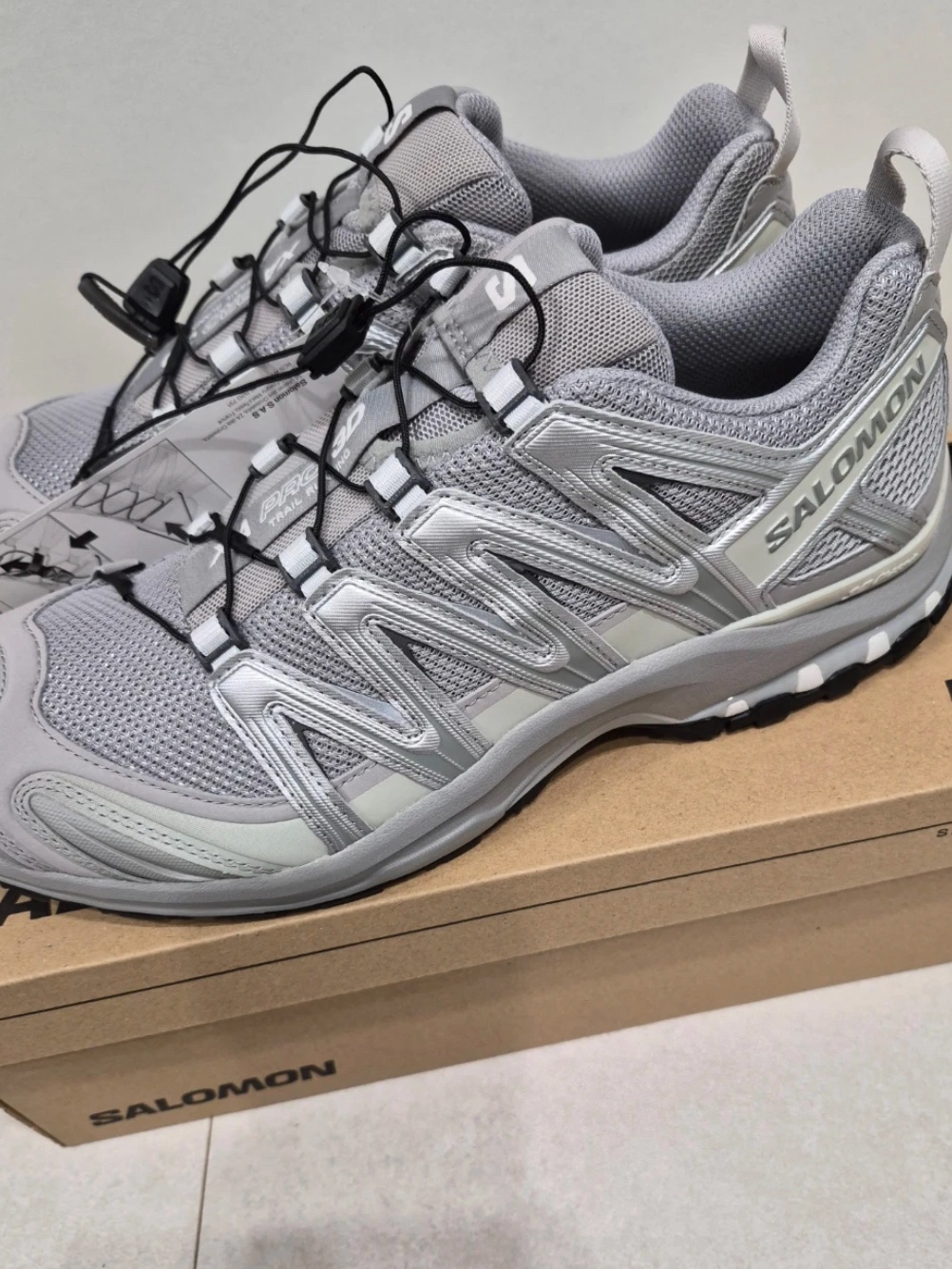 Salomon XA Pro 3D Alloy Silver 착용 스타일