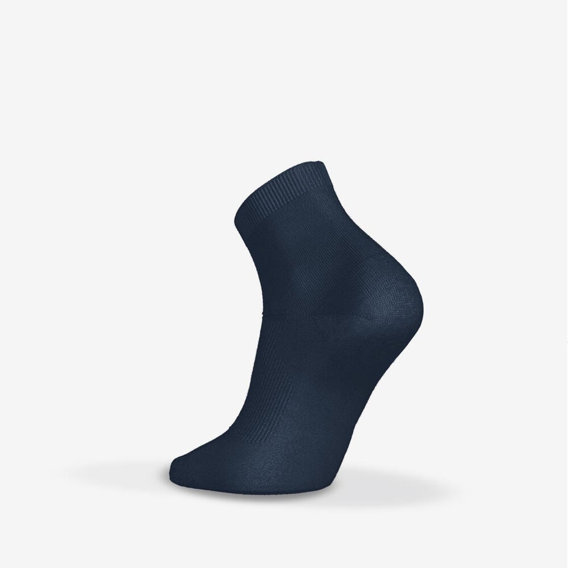 데카트론 러닝 중목 양말 2켤레 파인 런500 어비스 블루(DECATHLON Running Mid-Cut Socks 2 Pairs Fine Run 500 Abyss Blue) - 2
