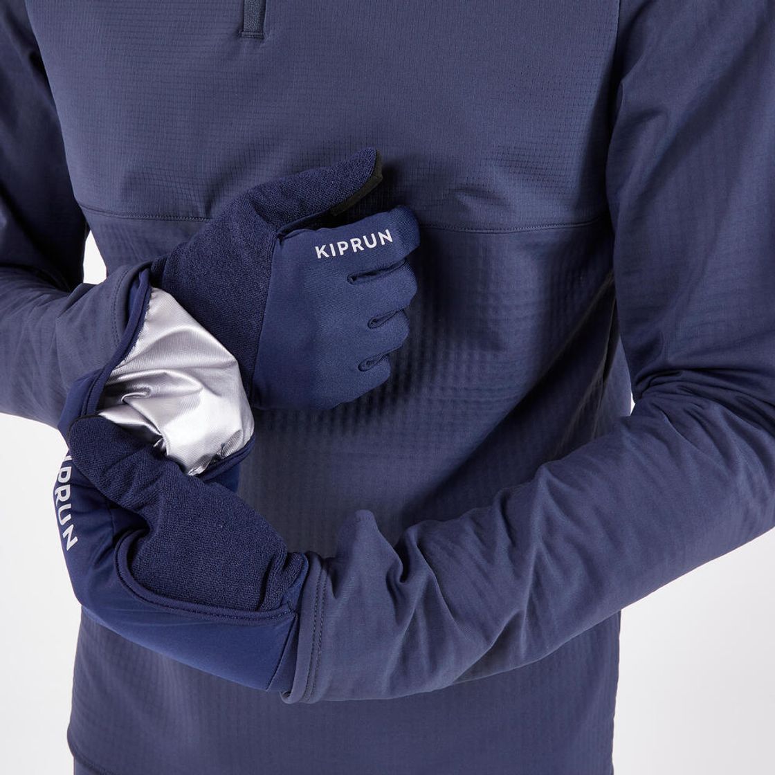 데카트론 러닝 장갑 에볼루티브 V2 스틸 블루(DECATHLON Running Gloves Evolutive V2 Steel Blue) - 4