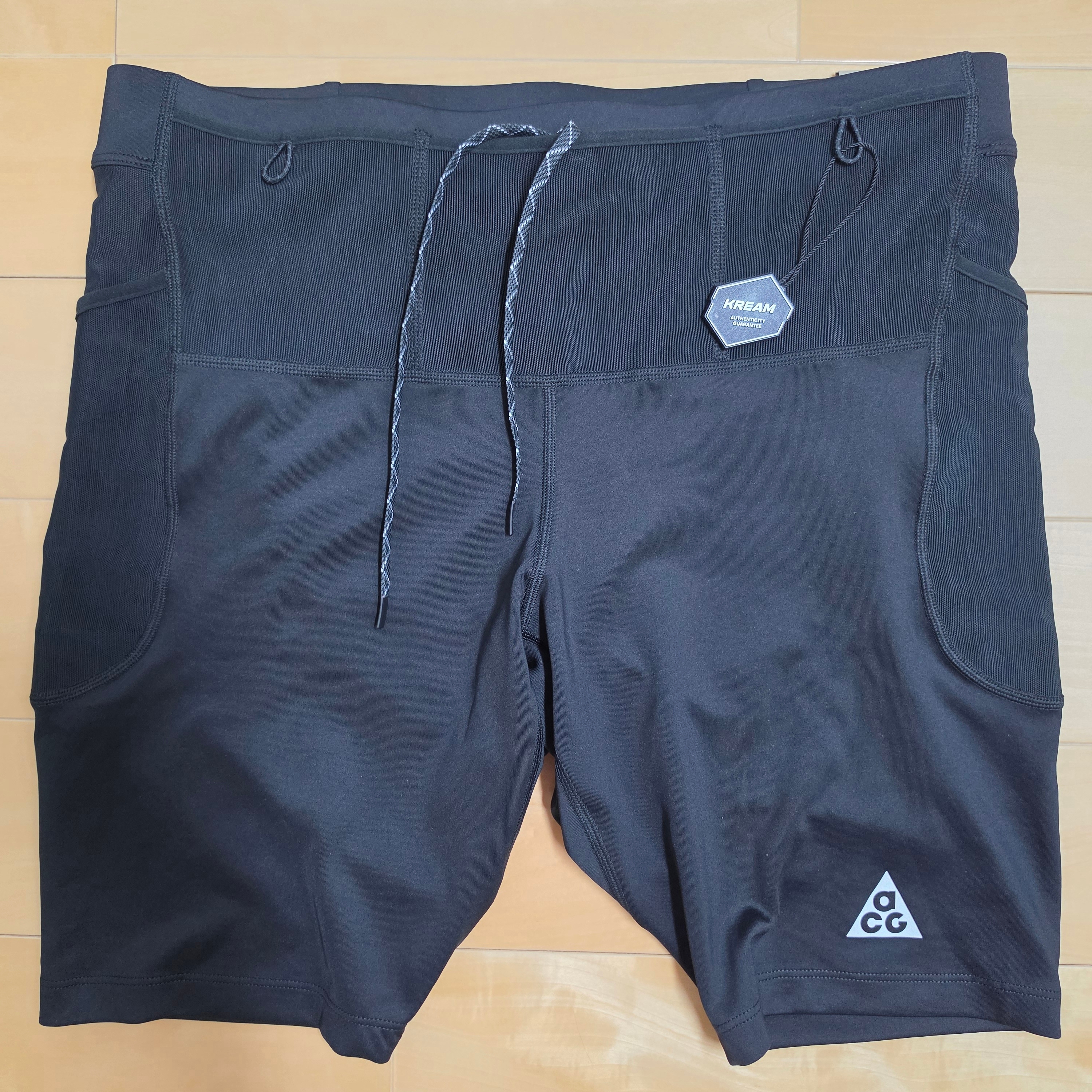 Nike ACG Lava Loops Dri-Fit ADV Half Trail Running Tights Black Summit White - Asia 착용 스타일 - 1