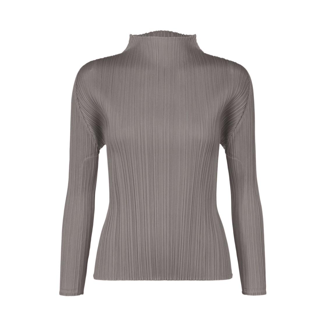 PP61-JK111-12 (W) Pleats Please Issey Miyake Monthly Colors January Top Gray