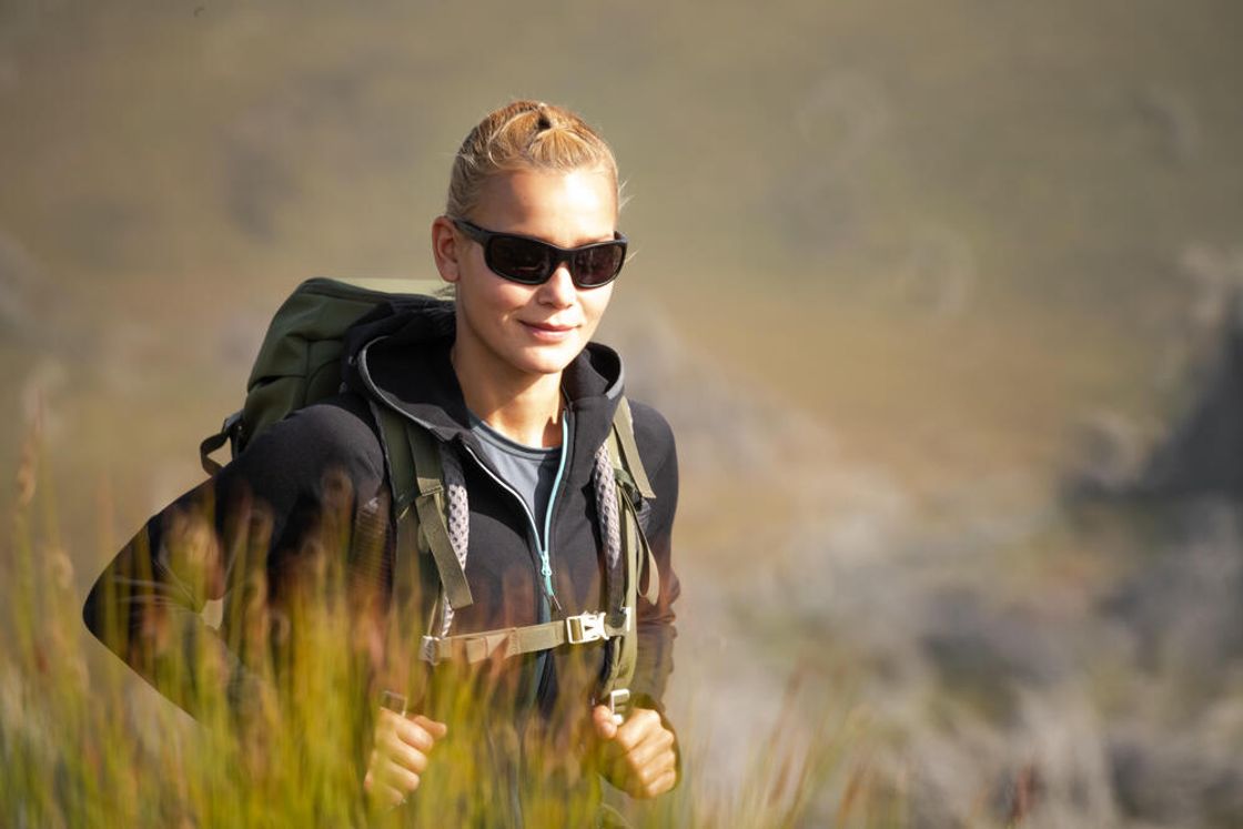 데카트론 성인 스포츠 선글라스 카테고리3 MH500 스모크 블랙(DECATHLON Adult Sports Sunglasses Category 3 MH500 Smoked Black) - 10