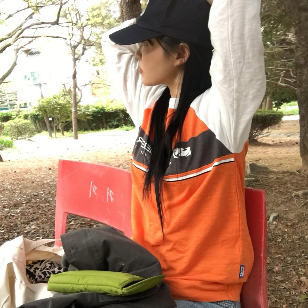 SPORT CHAMBER SC Node T-shirt ORANGE 착용 스타일 - 3