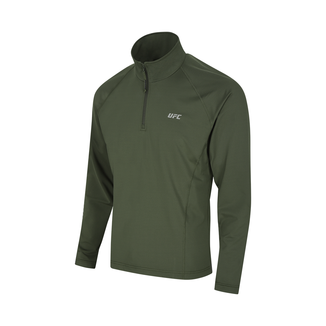 유에프씨 스포츠 퍼펙트 레귤러핏 긴팔 티셔츠 다크카키 U4LSW1105DK(UFC SPORT Perfect Regular Fit Long Sleeve Dark Khaki) - 2