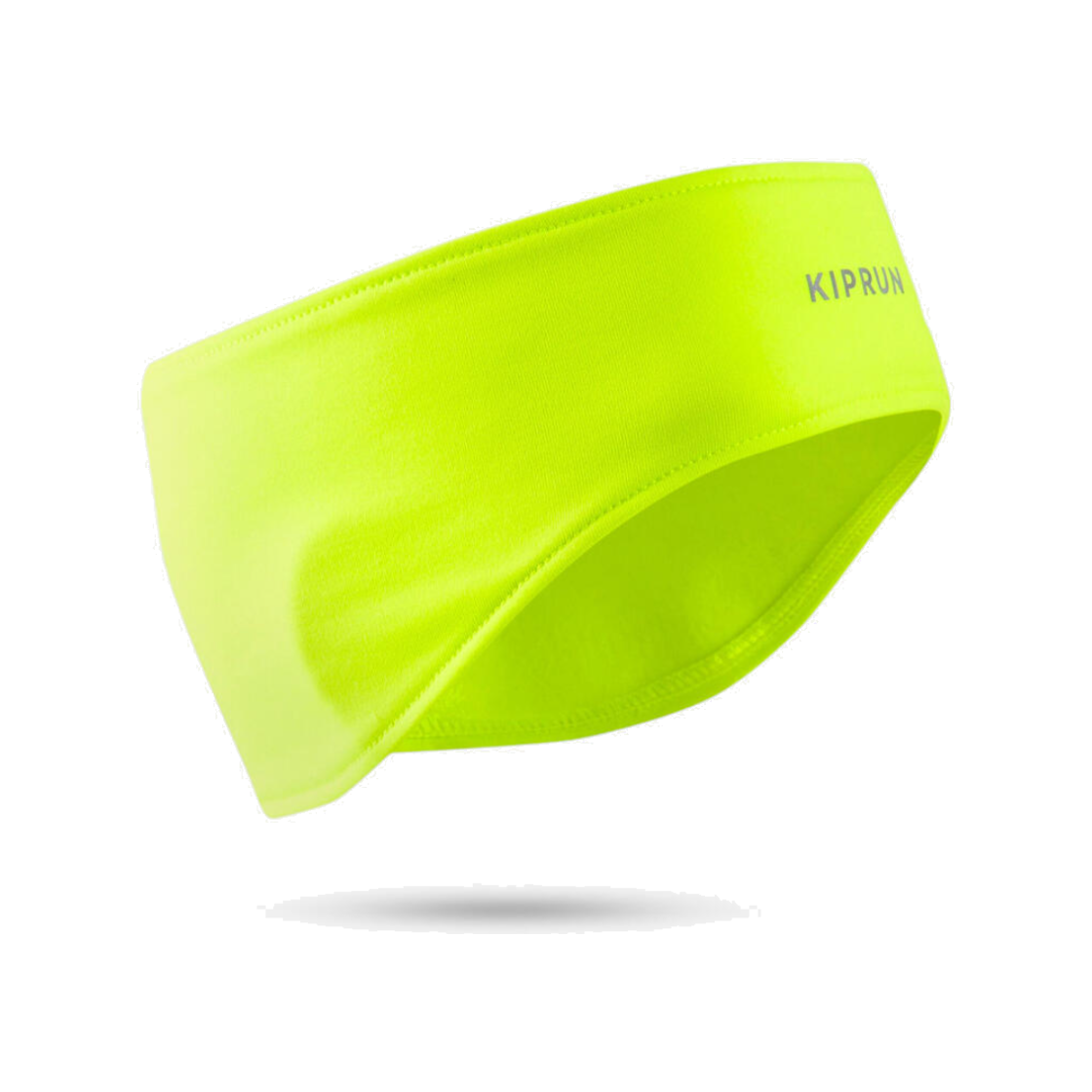 8882272 DECATHLON Running Warm Headband Run Warm Fluo Acid Yellow