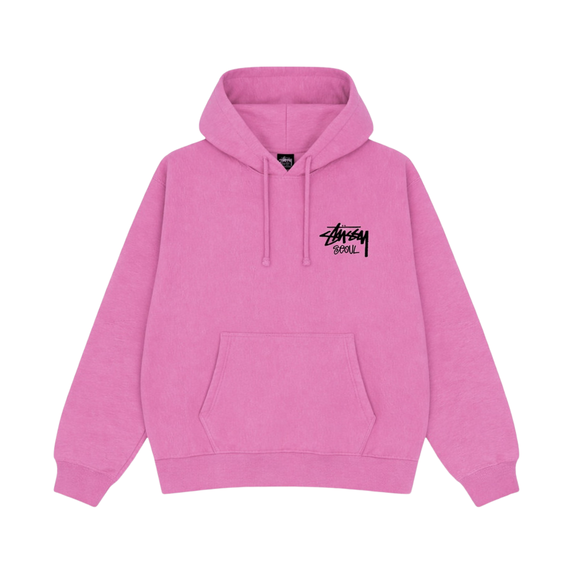 스투시 스탁 서울 후드 가먼트 다이드 핑크(Stussy Stock Seoul Hood Garment Dyed Pink) - 2