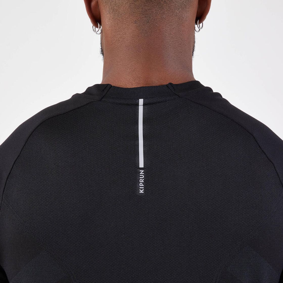 데카트론 남성 러닝 심리스 반팔 티 컴포트 런 500 스모크 블랙(DECATHLON Men's Running Seamless Short-Sleeved T-Shirt Comfort Run 500 Smoke Black) - 7