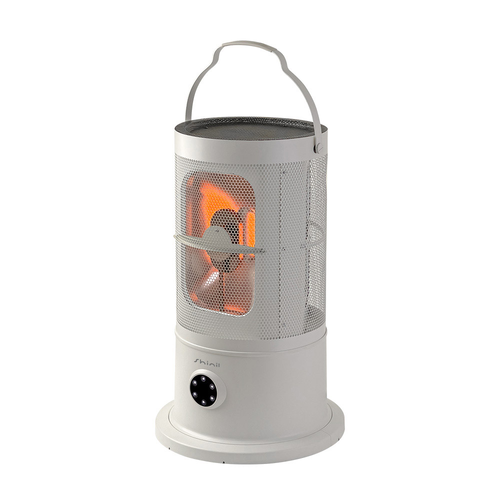 신일 가정용 사무실 전기히터 오방난로 난방기 스토브 에코 + 상부망 포함(SHINIL Cylindrical Electric Heater Stove with 4-Way Heating, Safety Guard SEH-KR2825B) - 4
