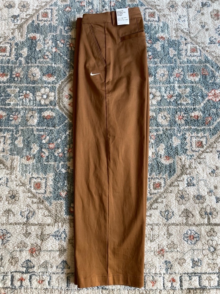Nike El Chino Pants Brown - Asia 착용 스타일 - 1