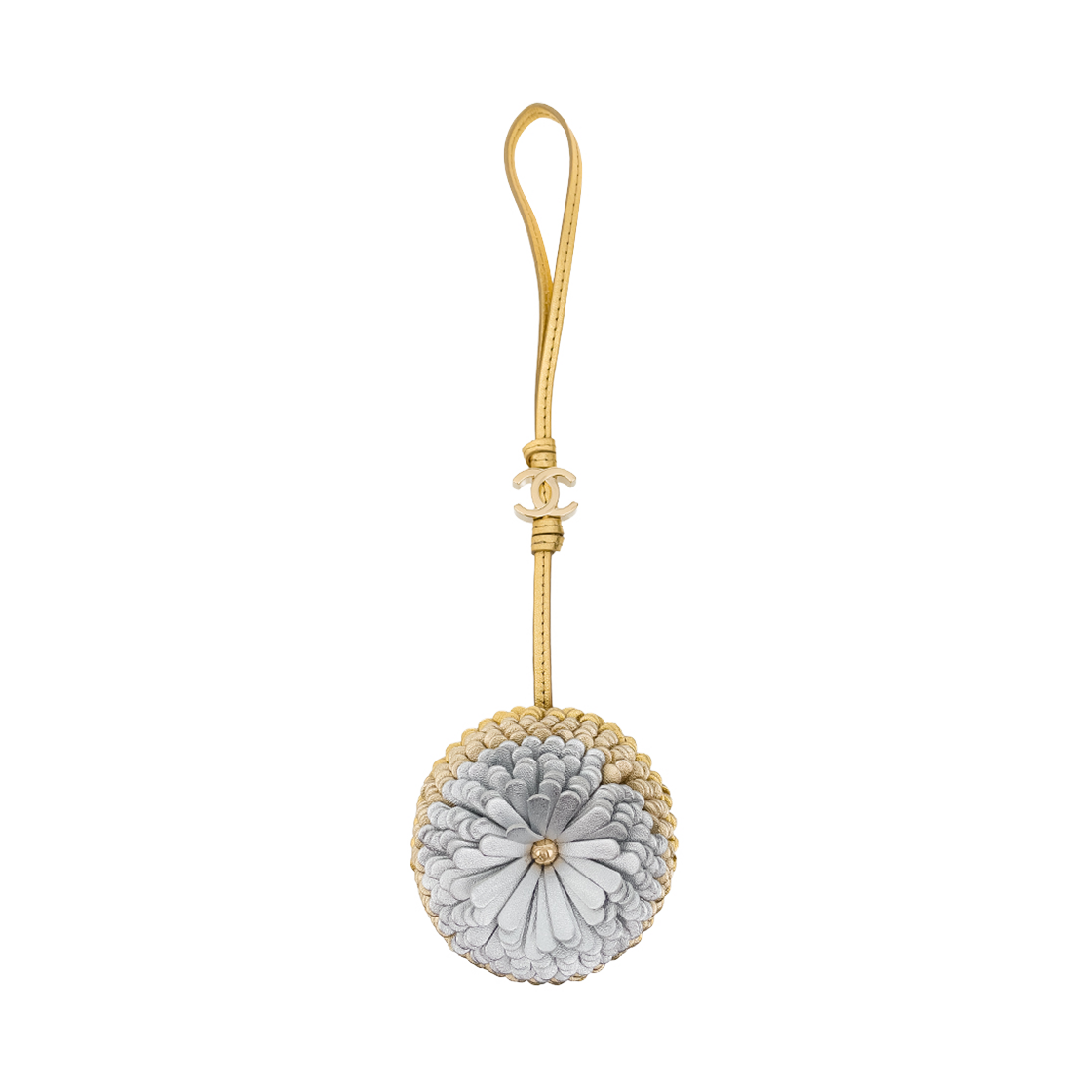샤넬 26X CC로고 플라워 백참 골드/실버 6ET0639(Chanel 26X CC Logo Flower Bag Charm Gold & Silver (6ET0639)) - 1