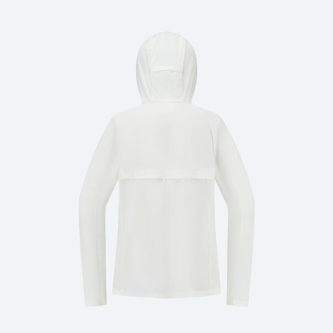 데카트론 여성 하이킹 윈드 자켓 슬림핏 헬륨 500 코튼 화이트(DECATHLON Women's Hiking Slim Fit Wind Jacket Helium 500 Cotton White) - 3