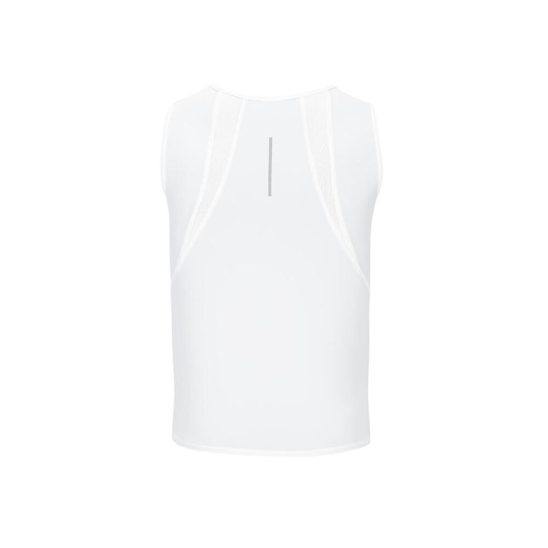 데카트론 여성 러닝 숏 싱글렛 런 드라이 500 울트라 화이트(DECATHLON Women's Running Short Singlet Run Dry 500 Ultra White) - 2