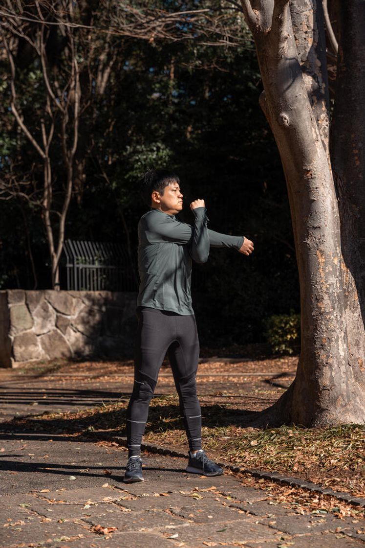 데카트론 남성 하프집 러닝 긴팔 티 런 드라이 500 스모크 그린(DECATHLON Men’s Half-Zip Running Long-Sleeved T-Shirt Run Dry 500 Smoke Green) - 6